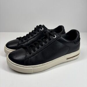Birkenstock Bend Low Women's 6 Men's 4 Black Leather Lace-up Low Top Casual Shoe